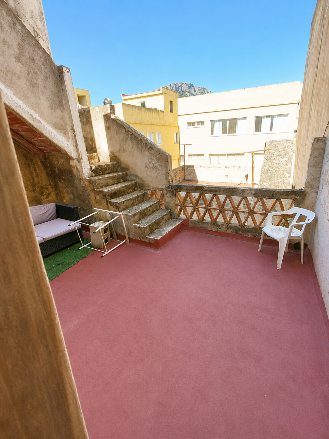 escaleras terraza